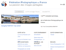 Tablet Screenshot of federation-photo.fr
